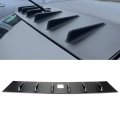Rear Roof Spoiler Wing For Mitsubishi Lancer 2008 To 2016 Matte Black Abs Shark Fin Aerodynamic Adjustable Racing Style Bumper 