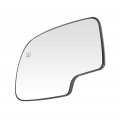 Ocpty Driver Side Replacement Mirror Glass Fit For 2001-2003 Chevy Silverado 1500 Hd 1999-2004 2500 Gmc Sierra Heating Power