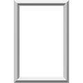 Ekena Millwork Pnl16x24as-01 16 W X 24 H 1 2 P Ashford Molded Classic Wainscot Wall Panel 