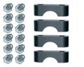 Powermadd 45582 Pivot Adapter Kit For Ski Doo Black 
