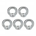 Uxcell Lifting Eye Nut M12 Female Thread C15 Carbon Steel Round Shape For Rope Fitting Pack Of 5
