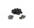 Polaris Rzr Ranger Sportsman M6 Aluminum Fender Washer Bolt And Lock Nut Accessory Kit Black 20 Piece
