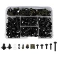 Nicecnc 190pcs Aluminum M5 M6 Fairing Bolt Kit Body Screws For Ducati 848 1098 1098r 1198 899 Panigale 749 999 959 Corse For