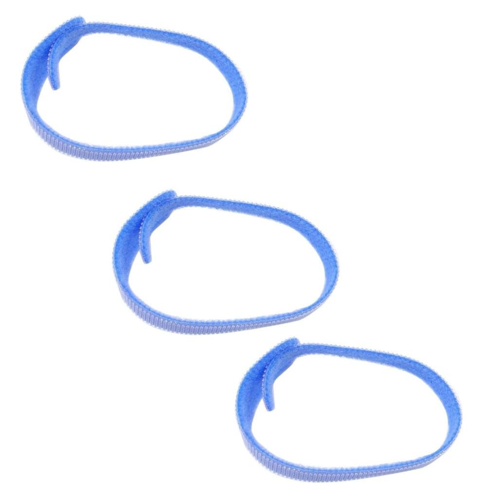 Nylon Hook And Loop Tie Straps Blue 3 Pieces Alx-pau-si-hp6100-cla1 Standard Cable Ties For Front Vehicle Specific Fit