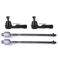 4pc Front Inner And Outer Tie Rod End For Honda Cr-v 2007 2011 Es800510 Ev800689 Adjustable Steering Kit 