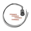Carlights360 For Mercedes-benz Gle63 Amg 2016 Ignition Coil Connector 4 Female Blade Terminal Male Round 