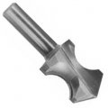 Whiteside Router Bits 1440 Plunge Cut Hand Grip Bit With 7 8-inch Bead 1 4-inch Depth And 1-3 Cutting Length 