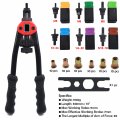 Professional Rivet Gun Tool Hand Nut Riveter Kit 13 In Rivnut Thread Setting Setter Nutsert Metric Sae Riveting Bt605