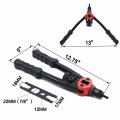 Professional Rivet Gun Tool Hand Nut Riveter Kit 13 In Rivnut Thread Setting Setter Nutsert Metric Sae Riveting Bt605