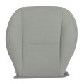 Front Driver Bottom Replacement Perforated Seat Cover Gray Microfiber Leather For Subaru Forester 2014 2015 2016 