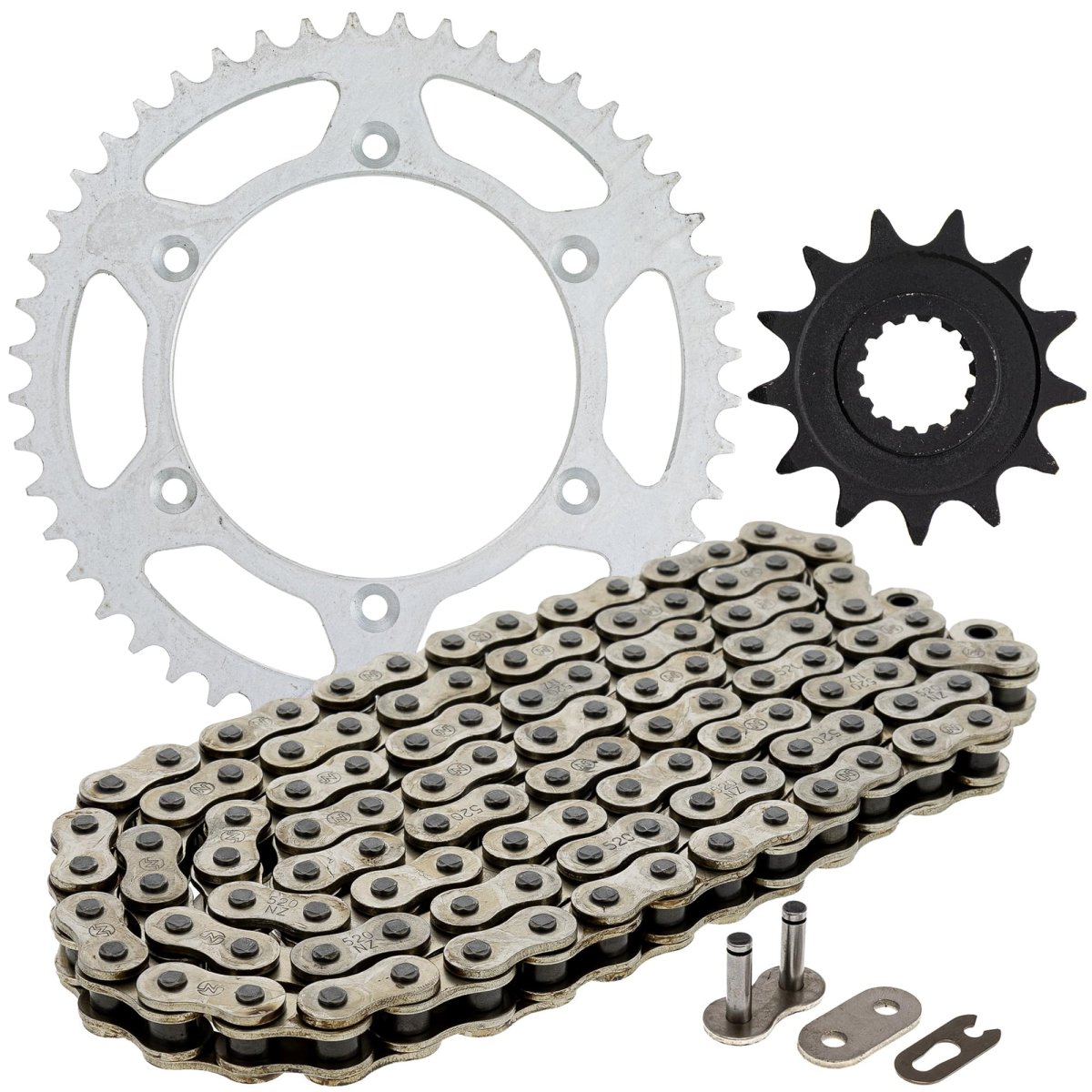 Niche Drive Sprocket Chain Combo For Gas Ec 250 250e 250r 2t Front 13 Rear 48 Tooth 520nz Standard 112 Links