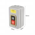 Uxcella Start Stop Push Button Switch On Off Bs230b For Motor