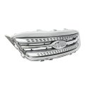Front Hood Grille Gray And Chrome Insert Replacement For Taurus Limited Se Sel 2010 2011 2012