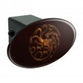 House Of The Dragon Bronze Targaryen Sigil Oval Tow Trailer Hitch Cover Plug Insert