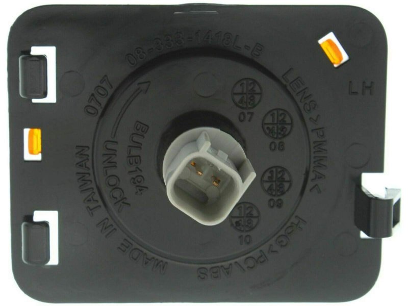Apa Replacement Side Marker Light For 2007-2018 Wrangler With Bulb Included Driver Left 55078145aa Ch2550127