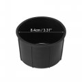 X Autohaux 1pcs Rear Row Center Console Right Side Auto Car Truck Drink Cup Holder Rubber Inserts Liner For Ford F-150
