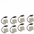 Hqrp 8-pack Ba15s Bayonet Base 9 Leds Smd 5050 Led Bulb Cool White Replacement For 1141 1156 Coachmen Apex Rv Brake Side Marker