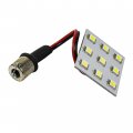 Hqrp 8-pack Ba15s Bayonet Base 9 Leds Smd 5050 Led Bulb Cool White Replacement For 1141 1156 Coachmen Apex Rv Brake Side Marker