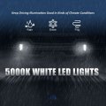 Auto Dynasty Full Led Front Bumper Driving Fog Light Lamps With Switch And Wiring Harness Compatible Chevy Silverado 1500