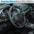 X Autohaux Abs Plastic Interior Steering Wheel Cover Trim For Subaruester Ascent Suv 2019-2022 Impreza 2017-2022 Legacy Outback