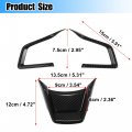 X Autohaux Abs Plastic Interior Steering Wheel Cover Trim For Subaruester Ascent Suv 2019-2022 Impreza 2017-2022 Legacy Outback