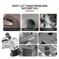 Viagasafamido Mini Pneumatic Chamfering Machine Air Chamfer Tool Portable Handheld Metal Edge Beveler 45 Degree Arc Burr