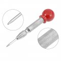 Uxcella Automatic Center Punch Hss Adjustable Spring Loaded Drill Tool Silver Tone 2pcs