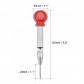 Uxcella Automatic Center Punch Hss Adjustable Spring Loaded Drill Tool Silver Tone 2pcs