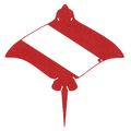 Stingray Die-cut Sticker Au-b211 