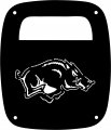 Jeeptails Razorback Tail Lamp Light Covers For Jeep Cj Or Yj And Tj Wranglers Black Set Of 2 