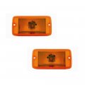 Autolightsbulbs Com Fits Turn Signal Parking Light 2001-2006 Jeep Wrangler Pair Ch2521141 Ch2520141 