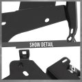 Headlight Bracket Pair For Chevy Corvette C5 1997-2004 16523679 16523680 Black