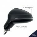 Spieg Driver Side Mirror Replacement For Audi A4 Quattro 2017-2019 S4 2018-2019 Power Heated Signal Light Assist Paint To Match