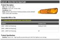 Front Left Driver Side Turn Signal Light Compatible With 2005-2009 Ford Mustang