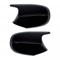 Compatible With 09-11 Bmw E90 E91 11-13 E92 E93 Lci Facelifted Side Mirror Cover Glossy Black 2pcs