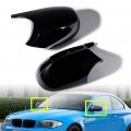 Compatible With 09-11 Bmw E90 E91 11-13 E92 E93 Lci Facelifted Side Mirror Cover Glossy Black 2pcs
