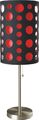Milton Greens Stars Seneca Retro Table Lamp 30-inch Red 