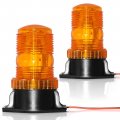Etzone 30 Led Amber Forklift Strobe Light 30w Vehicle Roof Safety Beacon For 10-110v Mower Atv Trucks Tractor Golf Carts Utv 