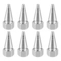 8pcs Silver Tone Spike Wheel Tyre Tire Valve Air Stem Cap Cover Universal For Car Truck Motorcycle Bike 