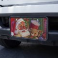 Graphics More Christmas Holiday Santa Teddy Bears Toys Novelty Metal Vanity Tag License Plate