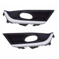 Labwork Fog Light Lamps With Chrome Bezel W Bulbs Wiring Replacement For 2017 2018 Honda Cr-v Crv