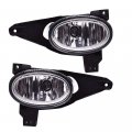 Labwork Fog Light Lamps With Chrome Bezel W Bulbs Wiring Replacement For 2017 2018 Honda Cr-v Crv