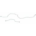 Rear Axle Housing Brake Line Kit For 1987 1996 Ford F 150 Stainless Steel 2 Piece Set Silver 