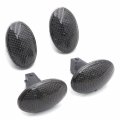 Httmt Mt293-007- 4 Pcs Smoke Side Fender Lights Compatible With 1999-2010 F 350 450 Super Duty Dually Truck Factory Installed