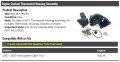 Engine Coolant Thermostat Housing Assembly With Gaskets And Bolts Compatible 2007-2010 Ford Explorer Sport Trac 4 0l V6