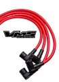 Vms Racing 88-910 2mm High Heat Performance Ignition Spark Plug Wires Set In Red Compatible With Honda Civic Crx 1 5l And 1 6l