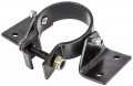 Jegs Steering Column Floor Adjustable Mount Fits 2a Diameter Columns Mounting Bracket Bolt Holes 7 32 In Painted Black Steel 