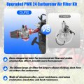 Pwk 24mm Carburetor Intake Manifold Kit For Predator 212cc 196cc 200cc 6 5hp Engine Coleman Ct200u Bt200x Kt196 Baja Warrior