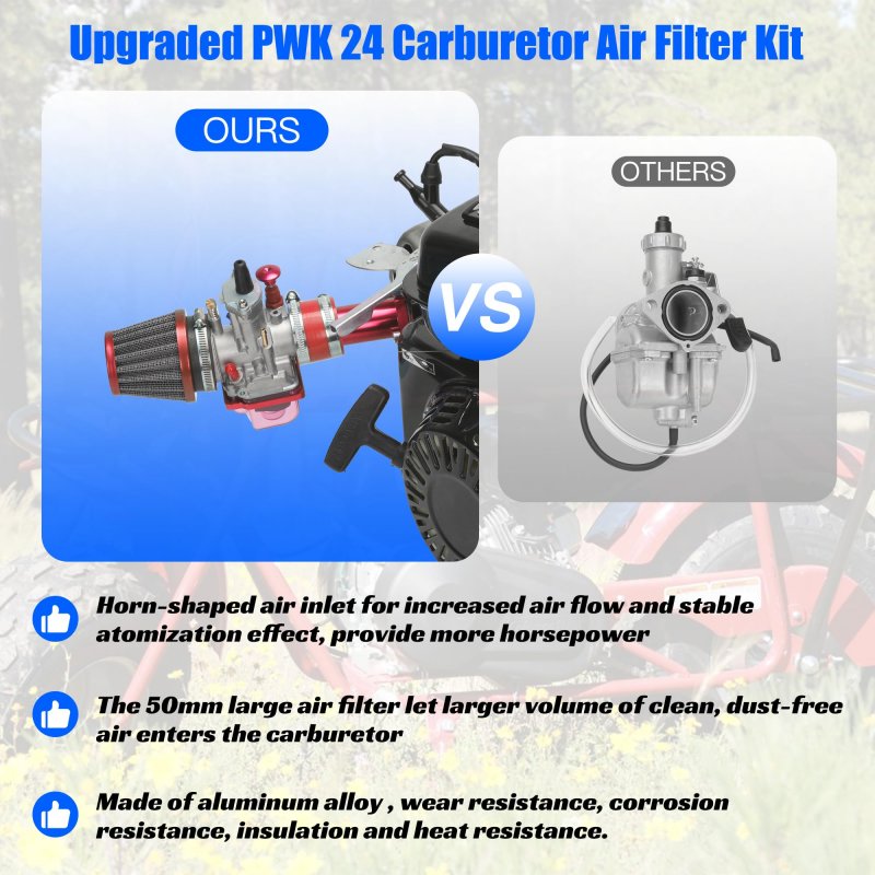 Pwk 24mm Carburetor Intake Manifold Kit For Predator 212cc 196cc 200cc 6 5hp Engine Coleman Ct200u Bt200x Kt196 Baja Warrior