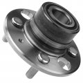 A-premium Rear Wheel Bearing And Hub Assembly With 4-lug Compatible Honda Civic 1988-1991 Accord 1986-1989 Acura Integra